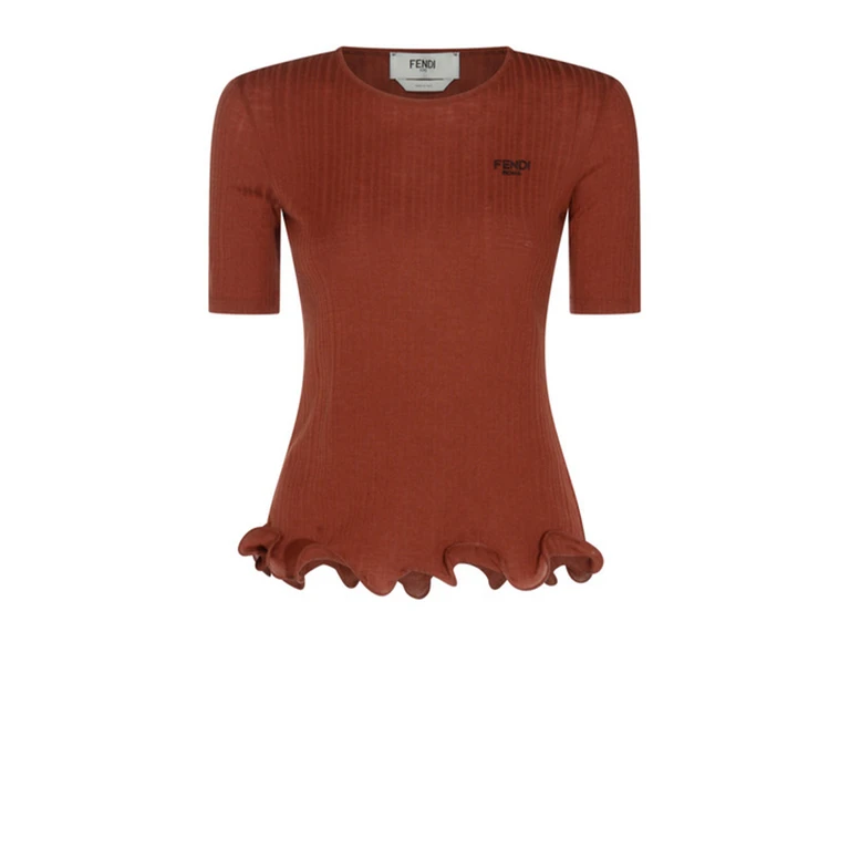 Fendi T-shirts and Polos Rust 25 - Women