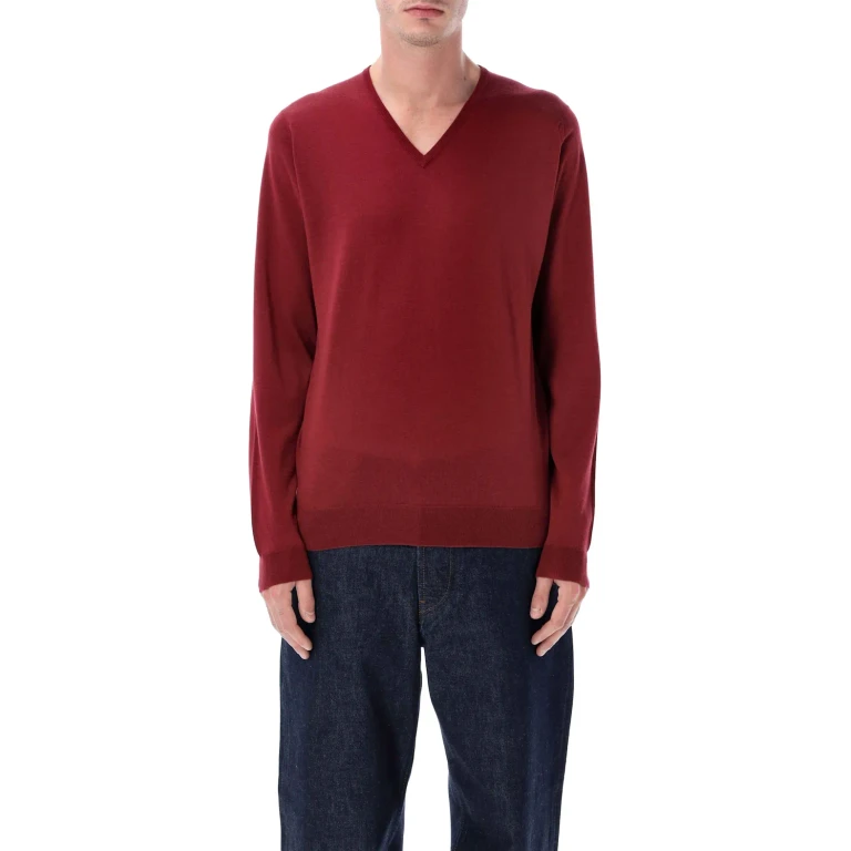 John Smedley Blenheim Extra Fine Merino Wool V-neck Jumper