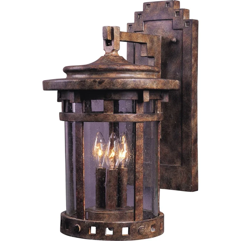 Santa Barbara VX 3-Lt 20" Outdoor Wall, Copper