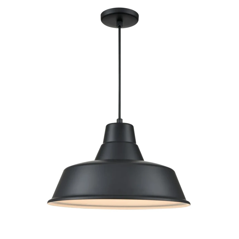 Satin Black Pendant from the R Series Collection