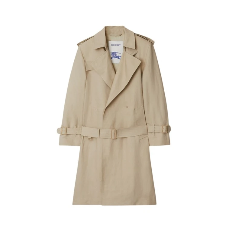 Burberry Long Tricotine Trench Coat