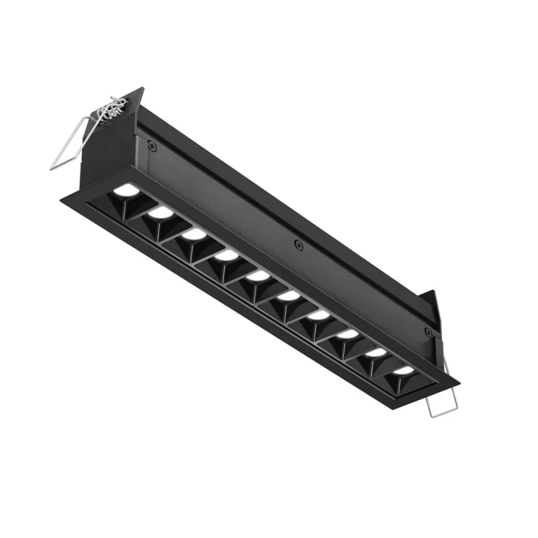 Black Ten Light Microspot Recessed Down Light