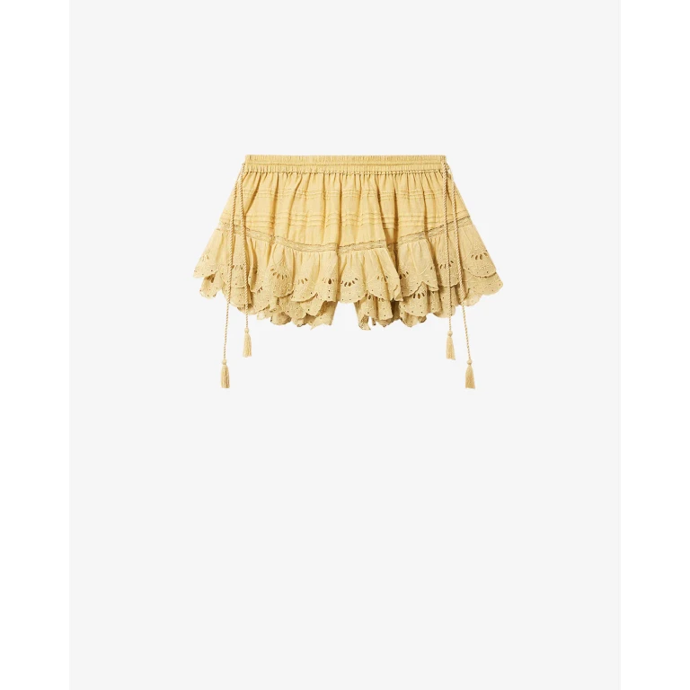 Short Puria - Femme - Ocre Clair - Taille 34 - Marant Étoile