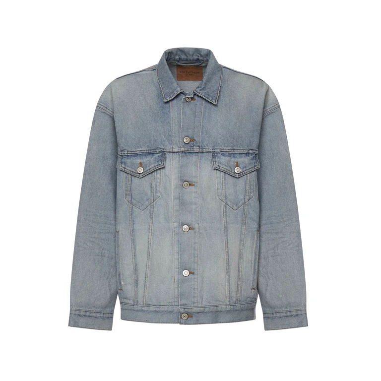 Balenciaga Jackets Clear Blue Cotton - Women
