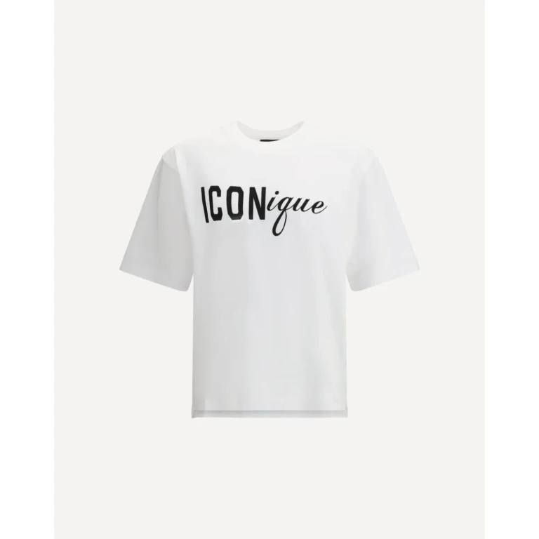 DSQUARED2 メンズ アイコン コットンTシャツ (サイズS)