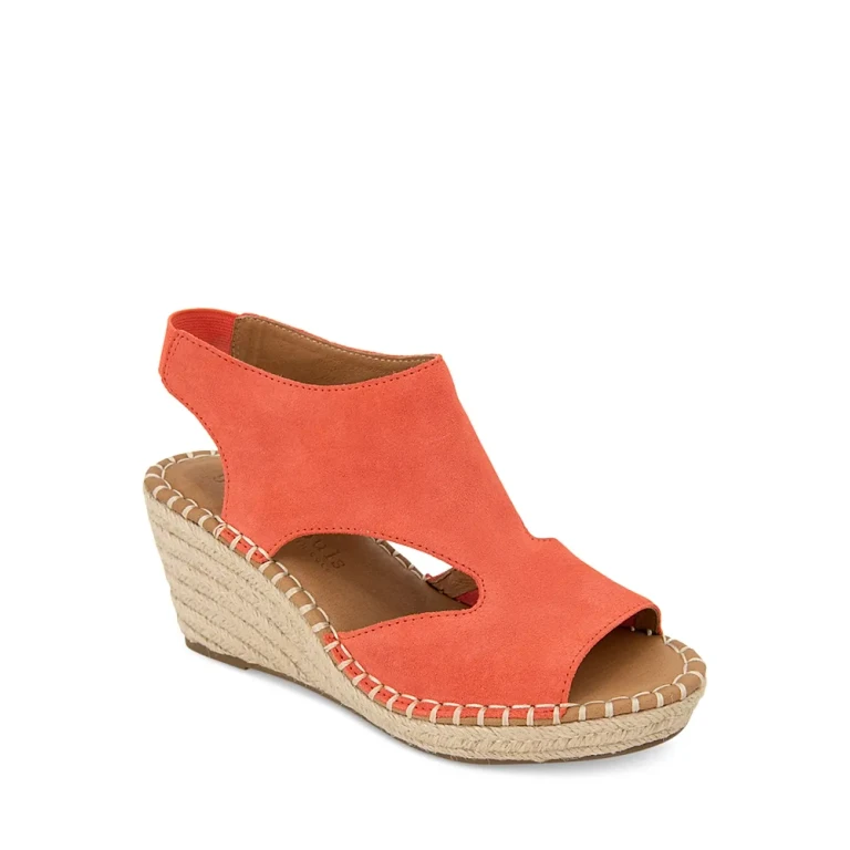Gentle Souls by Kenneth Cole Women's Cody Slingback Espadrille Wedge Sandals