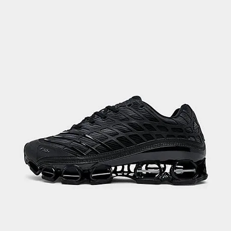 adidas Men's Megaride F50 Casual Shoes in Core Black/Core Black/Iron Metallic Size: 7.5
