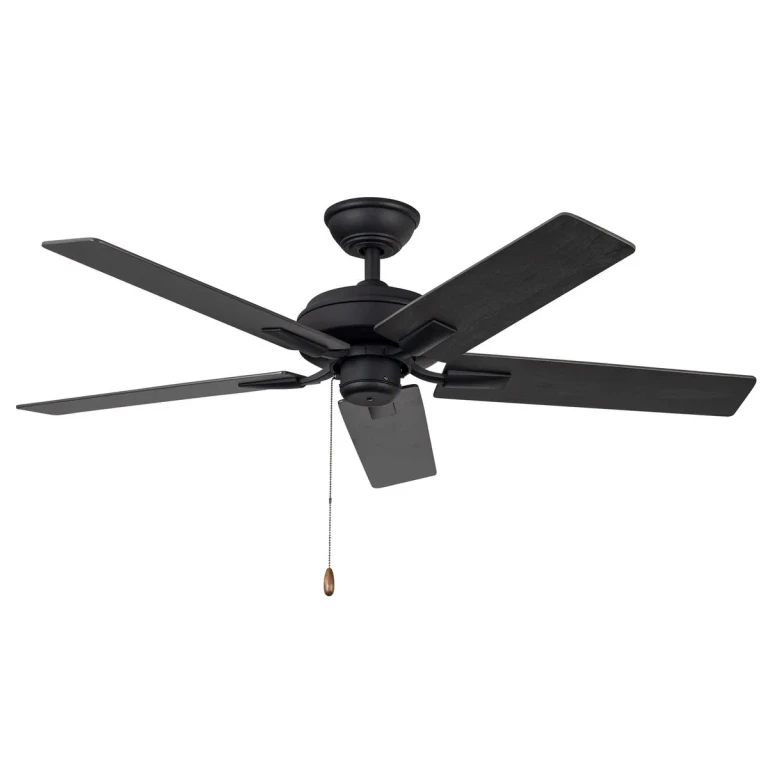 Matte Black 52" Ceiling Fan from the Erikson Collection