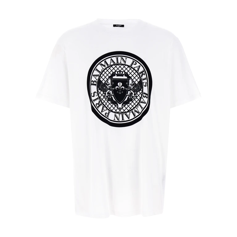 Balmain Bicolor Organic Cotton T-Shirt - Men