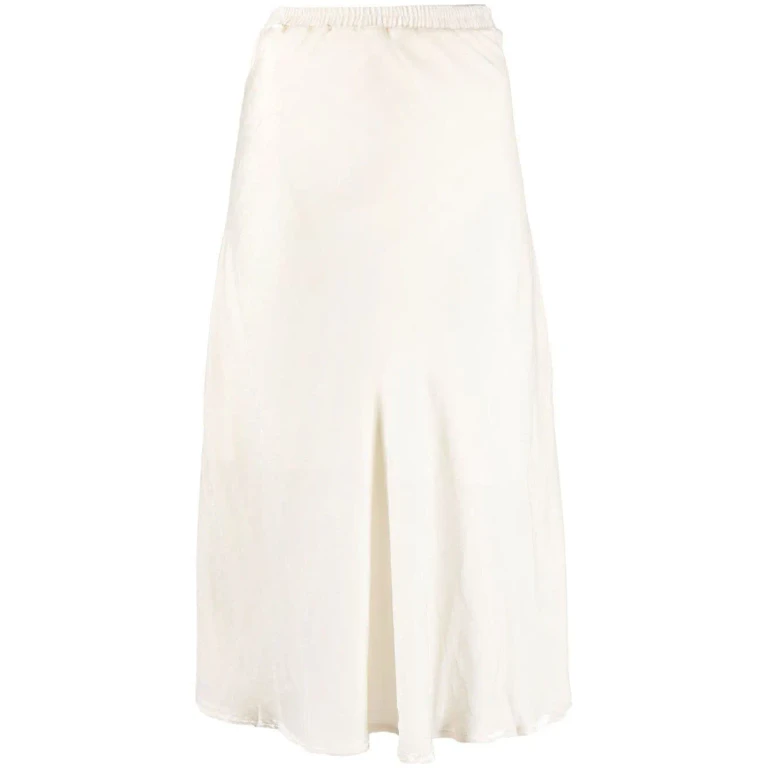 Gold Hawk Velvet Long Skirt