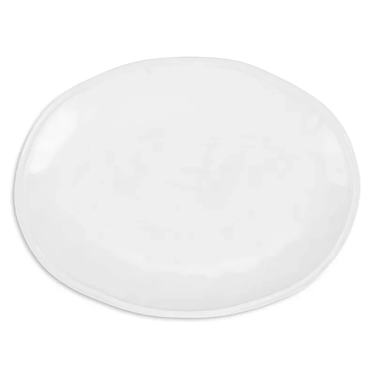 Vietri Aria White Oval Platter