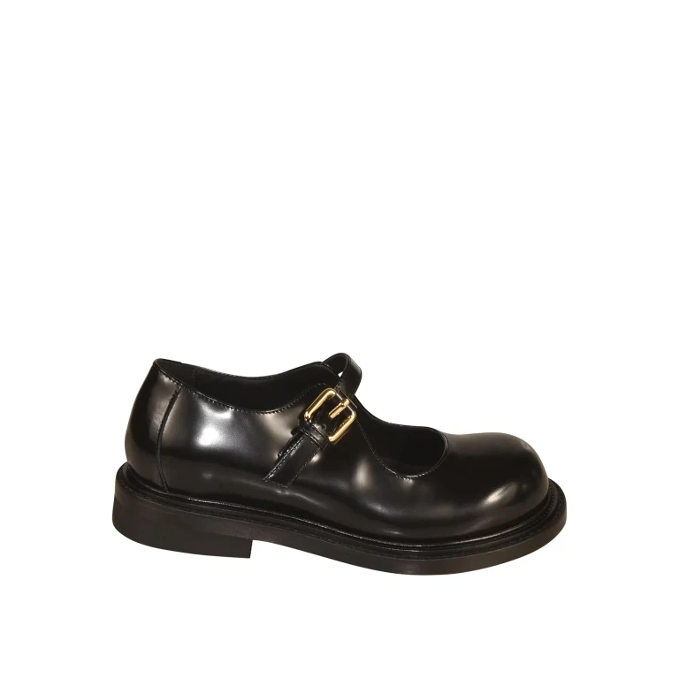 Bailarinas Mary Jane de piel Moschino