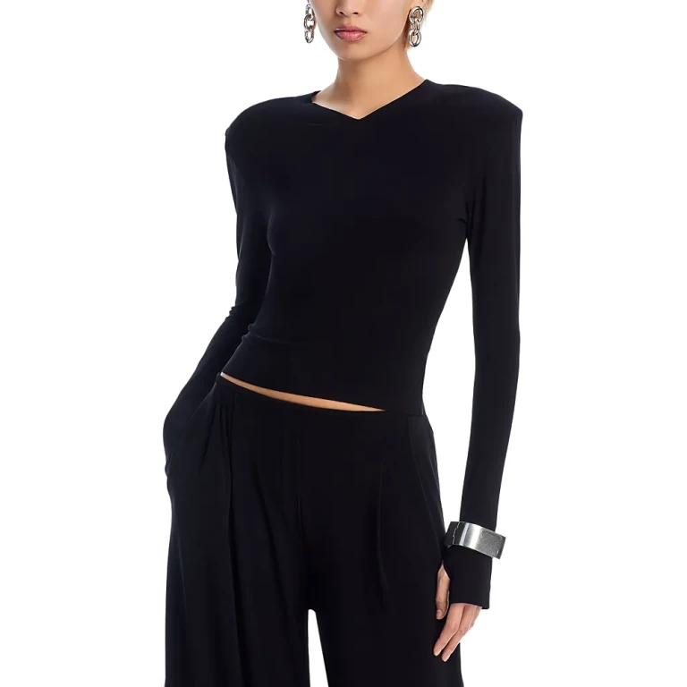 Norma Kamali Long Sleeve Top