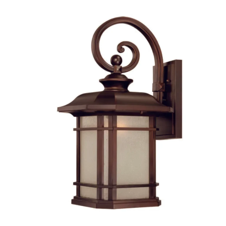 Somerset 1-Light Architectural Bronze Wall Light