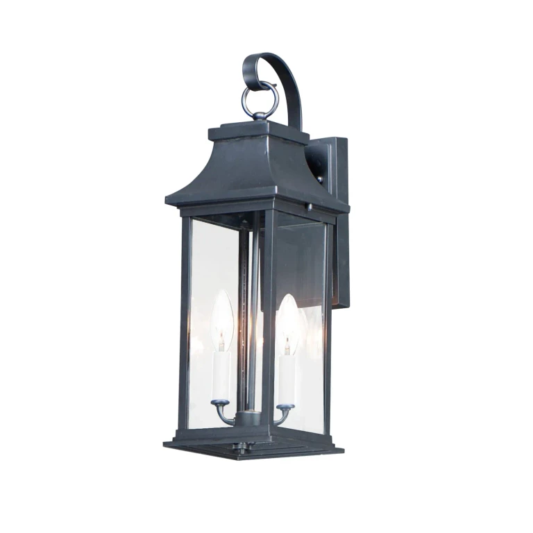 Maxim Vicksburg 2-Light Outdoor Wall Light in Black