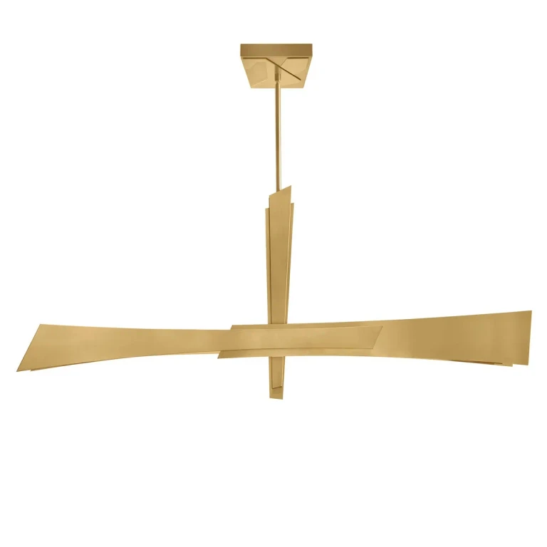 Brass LED Chandelier from the Solara Collection