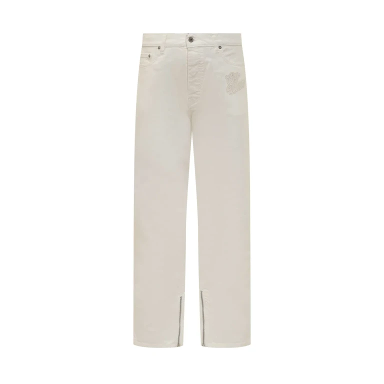 Calças de Ganga Bootcut para Homem Off-White - Blanc