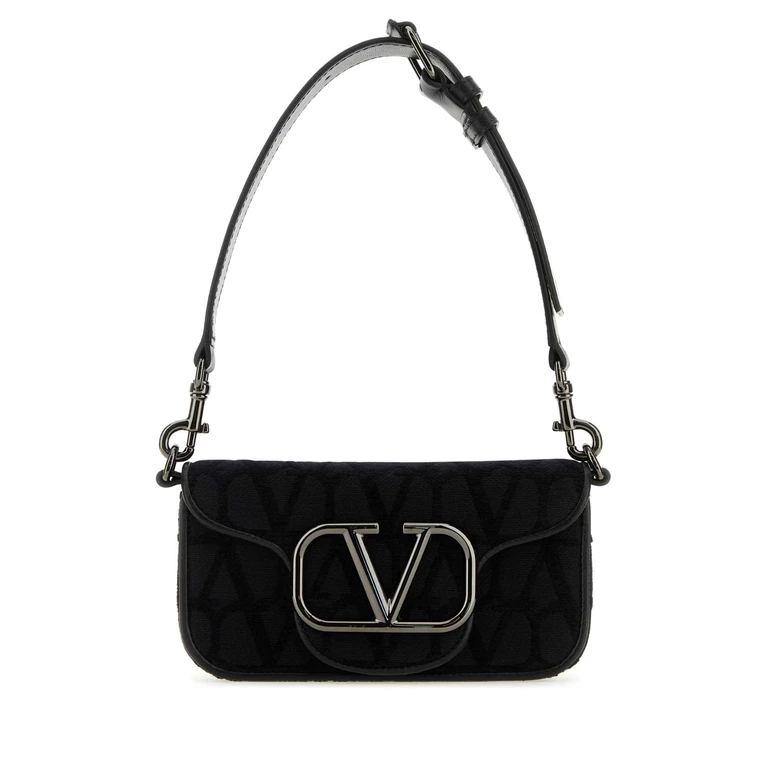 Valentino Garavani Toile Iconographe Mini Locã² Shoulder Bag Nero Borse A Mano - Men