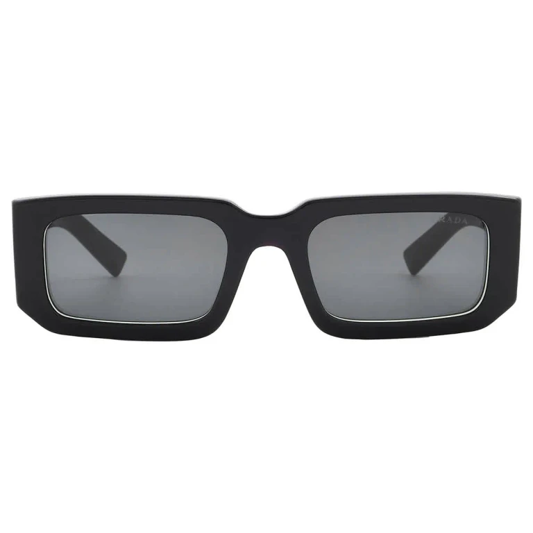 Prada Dark Grey Rectangular Mens Sunglasses PR 06YS 09Q5S0 53