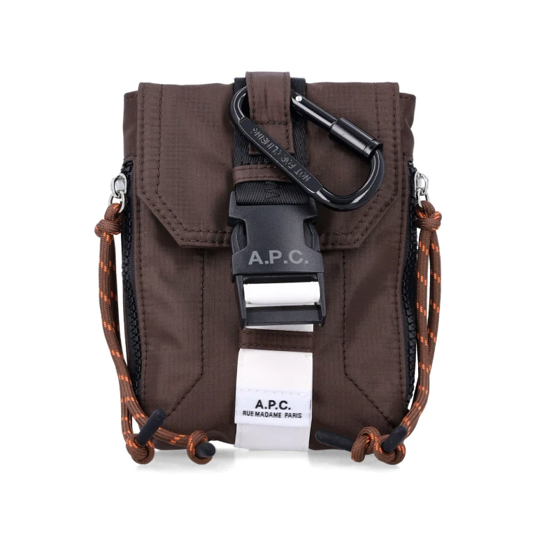 A. p.c. Treck Crossbody Pouch Brown