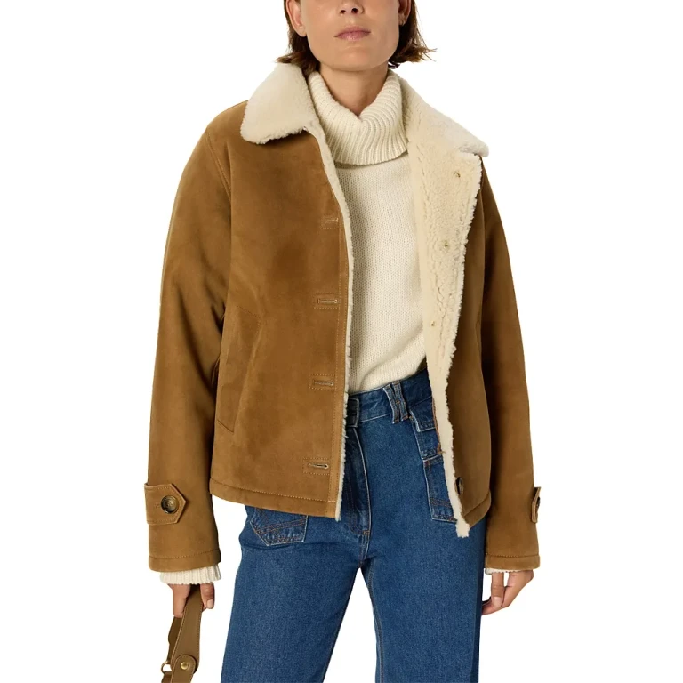 Gerard Darel Nathalie Leather Jacket