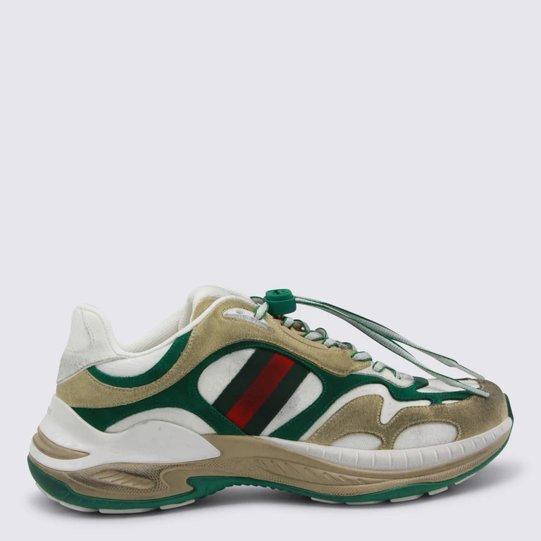 Gucci Sneakers Marrone Chiaro Calf Skin - Men