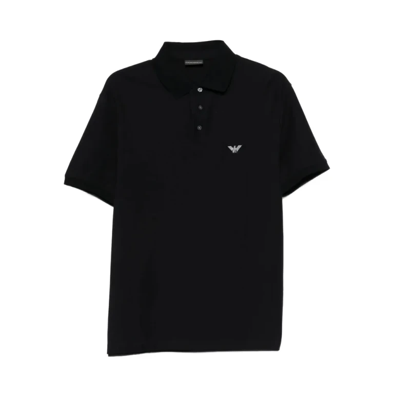 Emporio Armani Logo-embroidered Polo Shirt