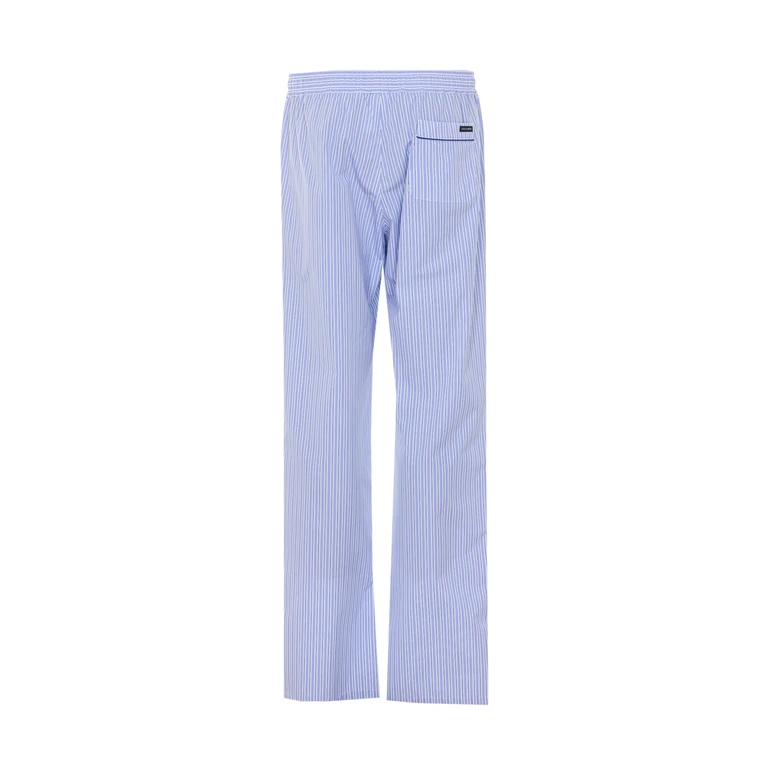 Dolce & Gabbana Trousers Blue Cotton - Men