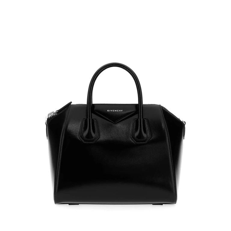 Givenchy Black Leather Small Antigona Handbag Clutch - Women