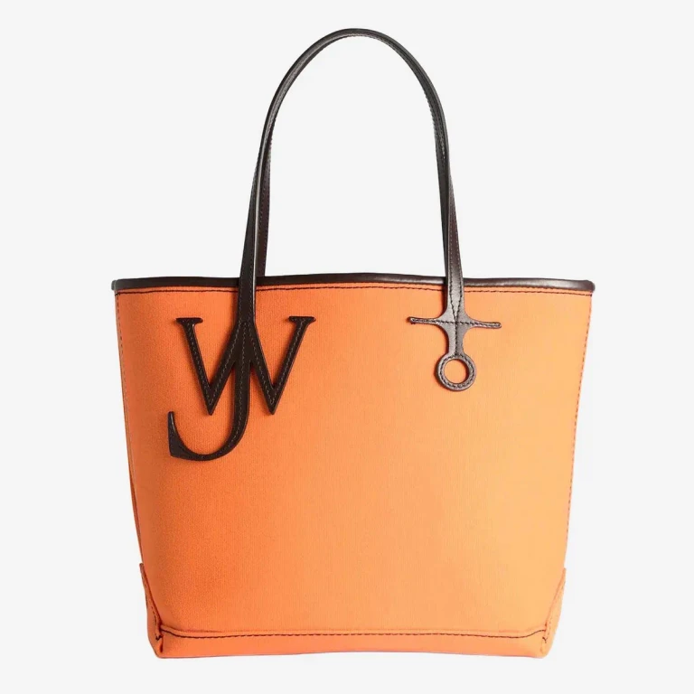 JW Anderson Orange Canvas Small Anchor Bucket Bag Orangebrown Borse A Mano - Women