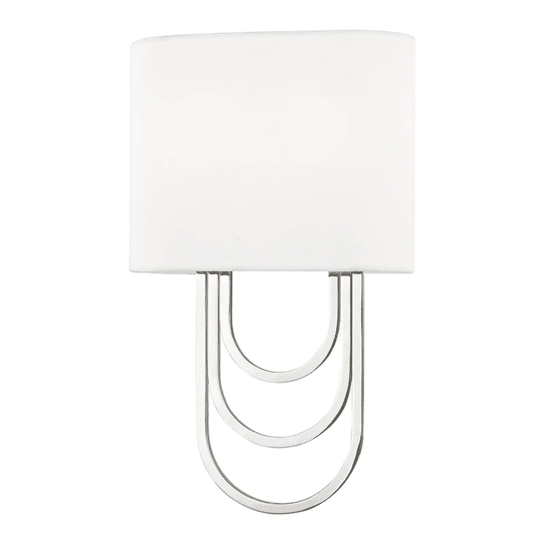 Mitzi Farah 2-Light 14" Wall Sconce in Polished Nickel