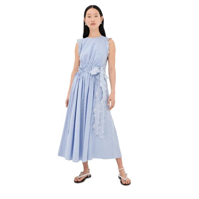Kika Vargas Hanna Dress Blue 6
