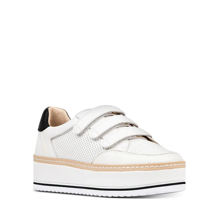 Donald Pliner Women's Dreamboat Leather Platform Sneakers