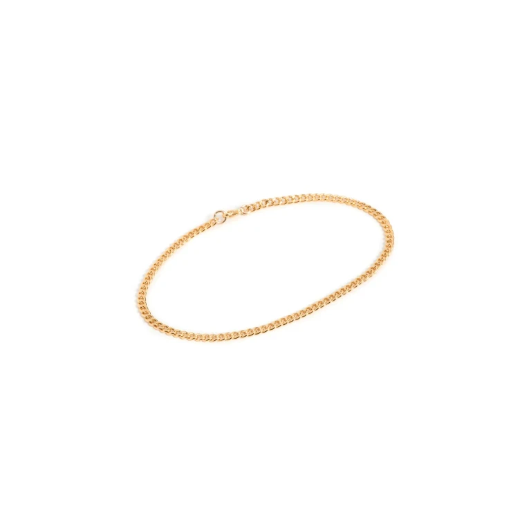 Gwen Beloti Nola Anklet Gold One Size