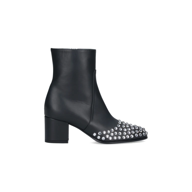 Alaia Boots Black Upper: Calf Leather - Women