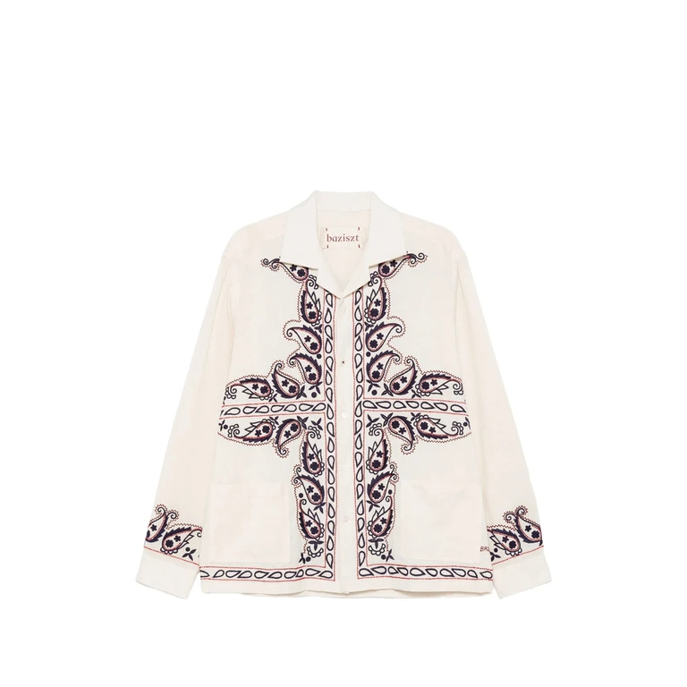Baziszt Memento Paisley-embroidered Shirt
