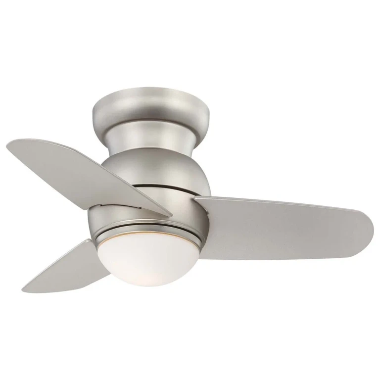Brushed Steel 26"Ceiling Fan from the Spacesaver Led Collection