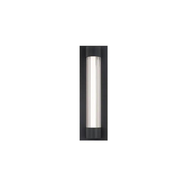 Black LED Outdoor Wall Sconce from the Chyzel Collection