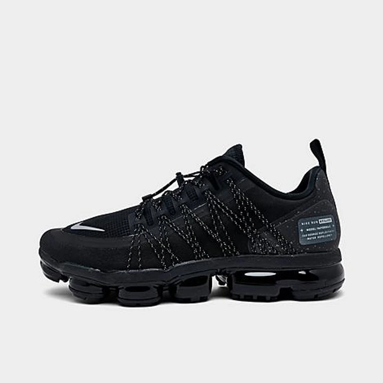 Nike Heren Air VaporMax Run Utility hardloopschoenen Black/Reflective Silver/Anthracite
