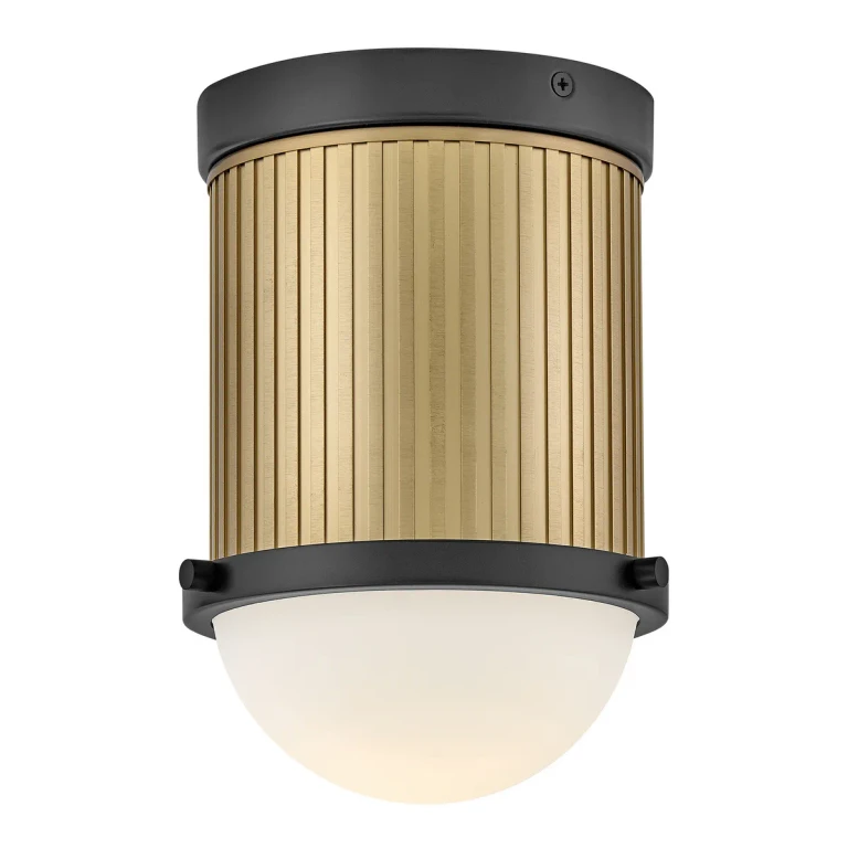 Black LED Semi-Flush Mount from the Kieran Collection