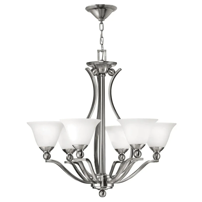Bolla 6-Light Pendant In Brushed Nickel