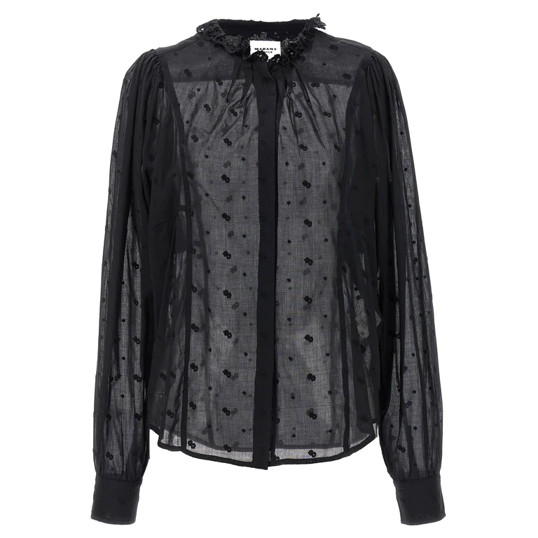 ISABEL MARANT ETOILE Shirt Woman color Black (HT0378FAB1J10E01BK)