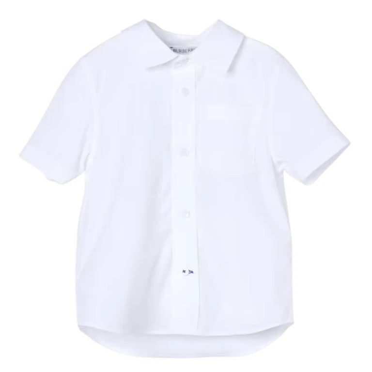 Burberry Kids Owen EKD Cotton Shirt