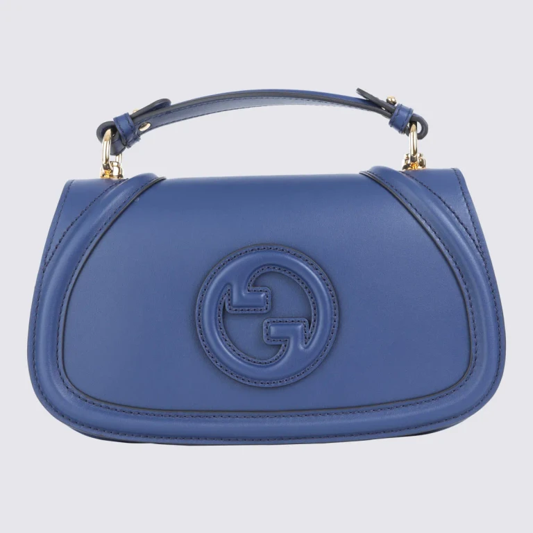 Gucci Blue Leather Blondie Shoulder Bag