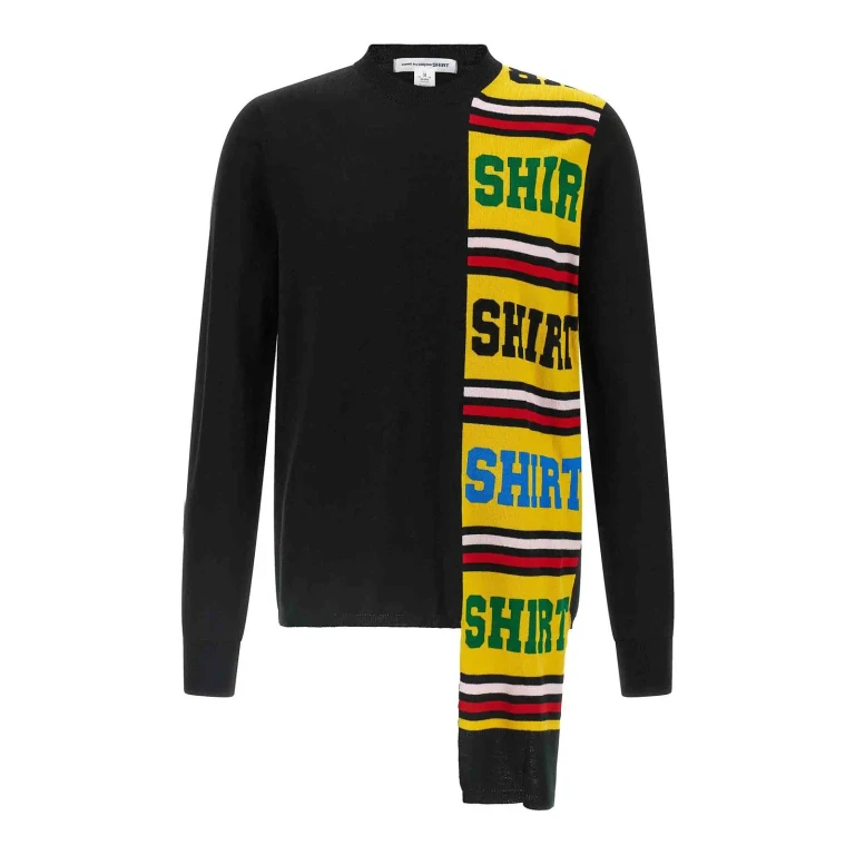 Comme Des Garcons Pull Col Rond - Noir