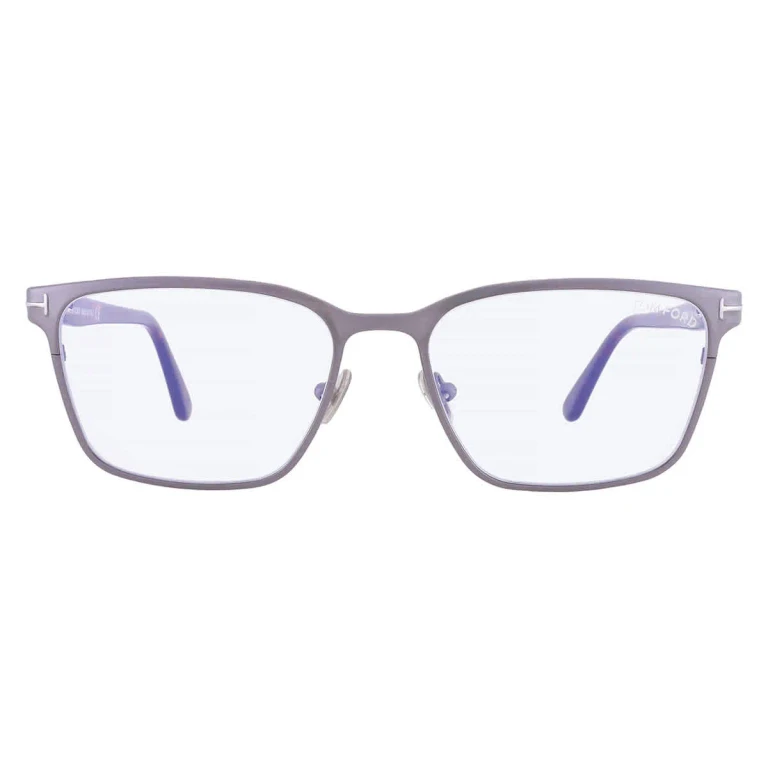 Tom Ford Blue Light Block Square Mens Eyeglasses FT5733-B 008 55