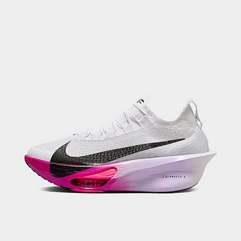 Nike Women's Air Zoom Alphafly 3 Running Shoes in Football Grey/Ghost/Persian Violet Size: 5.0
