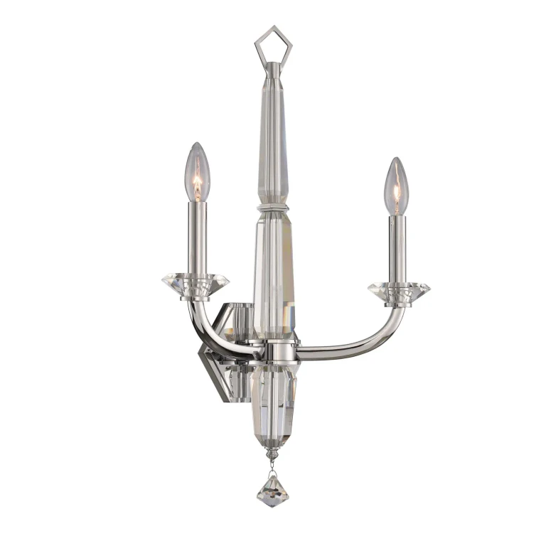 Palermo 2-Light 24" Wall Sconce in Chrome