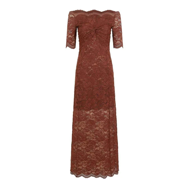 Rabanne Maxi Robe - Marron