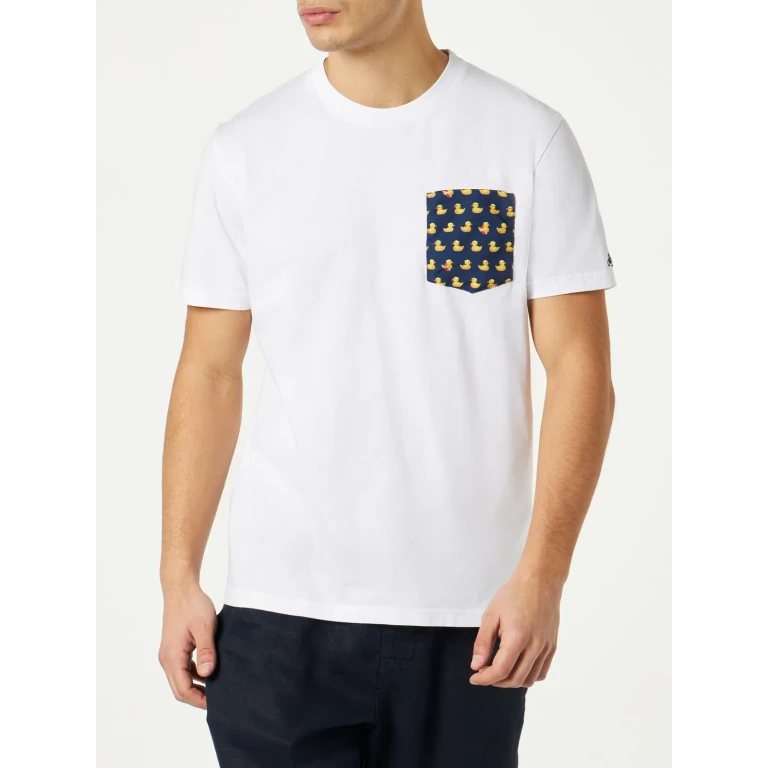 MC2 Saint Barth Blanche T-shirt With Ducky Pocket